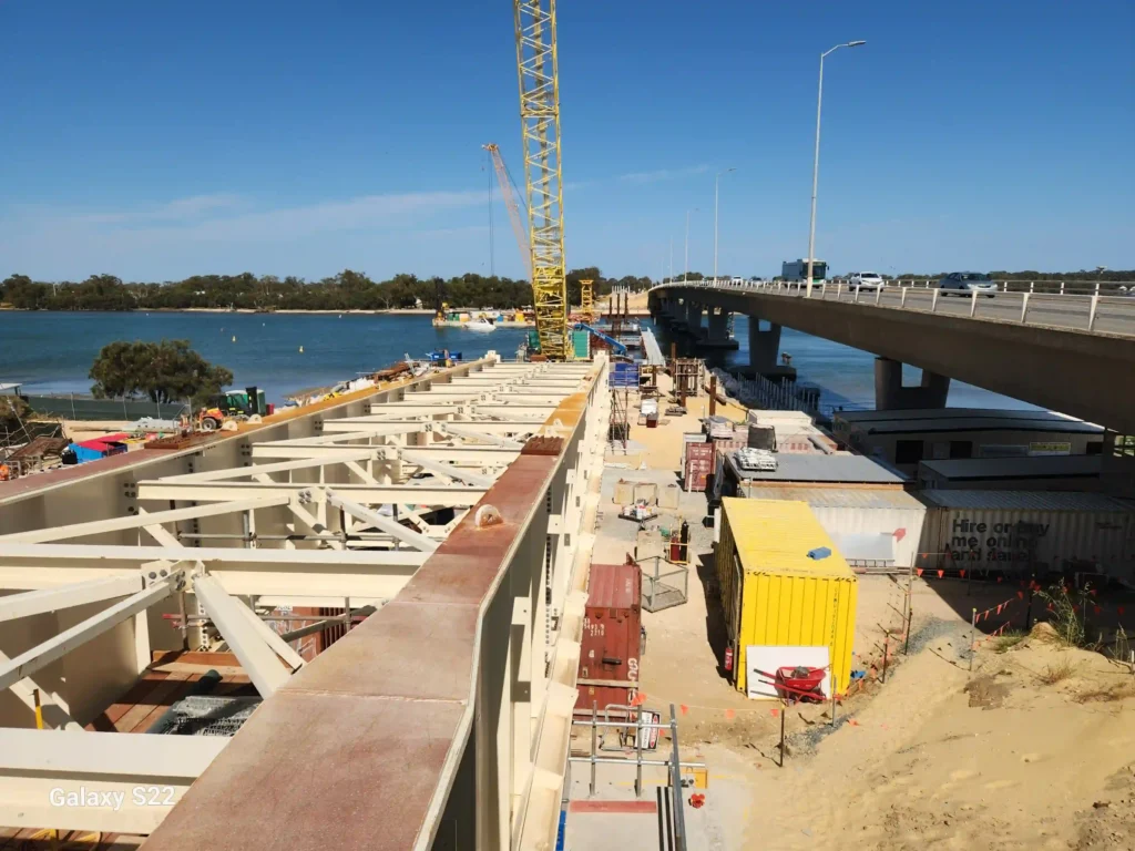 mebd-launch-start - Western Geotechnical Laboratory Services  Mandurah Bridge 2